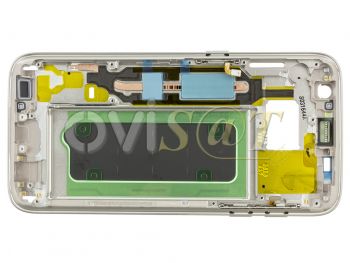 Carcasa central dorada para Samsung Galaxy S7, G930F